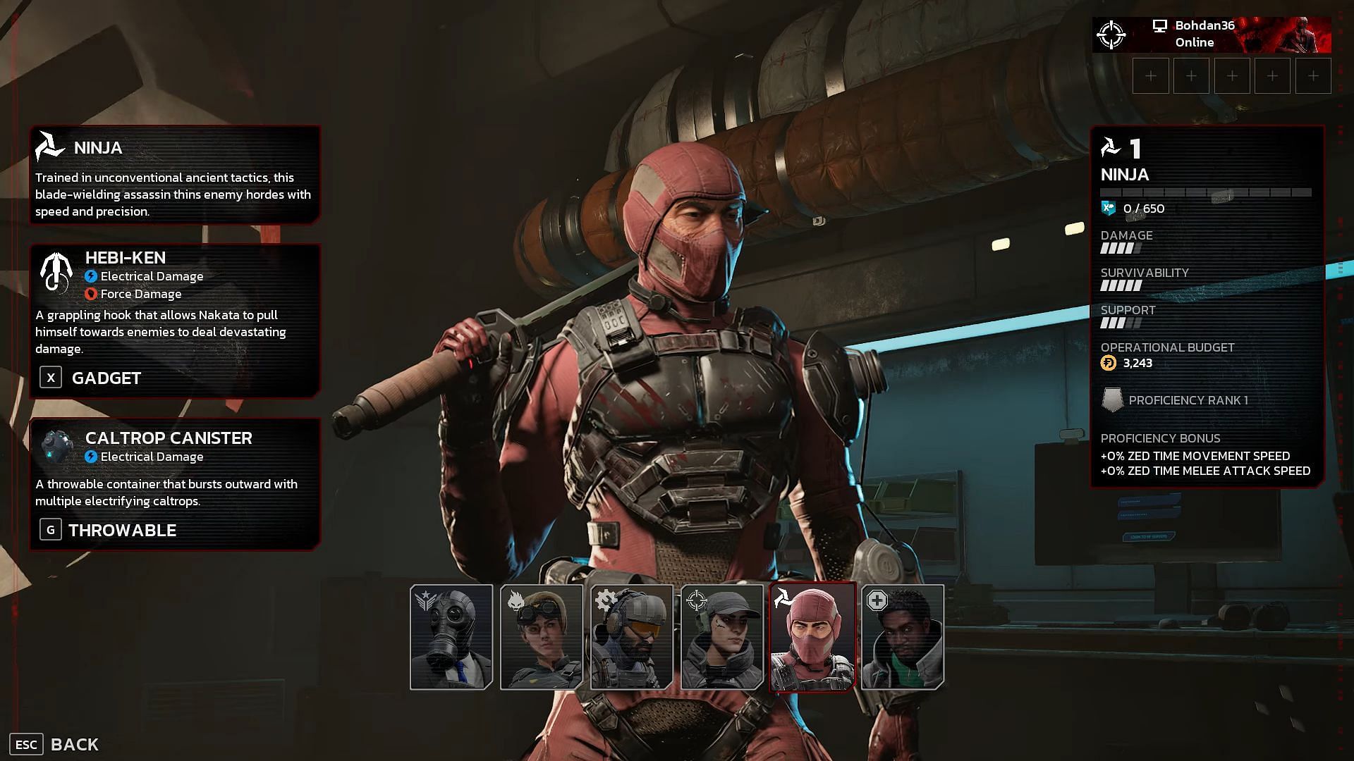 Best Ninja Perk build and loadout in Killing Floor 3 (Image via Sportskeeda Gaming || Tripwire Interactive)